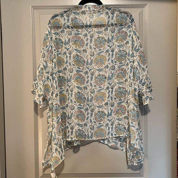 Lucky Brand sheer chiffon cover up - Picture 2 of 7